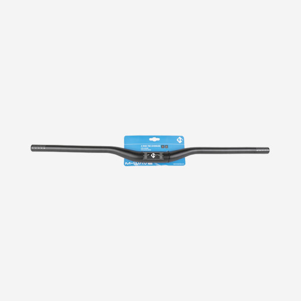 Cintre VTT 35 mm M-Wave Aluminium Noir – 780 mm – Rise 9° – Image 2